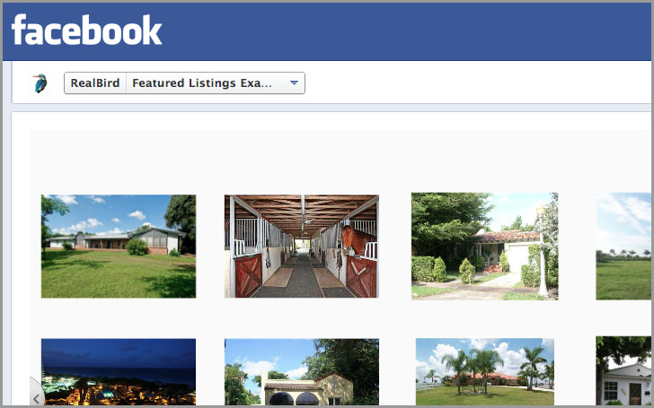 Featured Properties Facebook Application